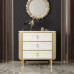 American Bedside Cabinet Luxury Shell Five Drawer Cabinet Stone Panel Living Room Simple Modern Master Bedroom Solid Wood Storage Cupboard American Bedside Cabinet Luxury Shell Five Drawer Cabinet Stone Panel Living Room Simple Modern Master Bedroom Solid Wood Storage Cupboard
