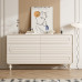 Light Luxury Wood FiveDrawer Cabinet Contemporary Storage Decorative Cabinet Bedroom Light Luxury Drawers Storage Cabinet Living Room Five Drawer Cupboard