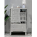 European Luxury Five Drawer Cabinet Mirror Drawer Storage Cabinet Bedroom Living Room Storage Cabinet Modern Minimalist Wall Mounted Cabinet