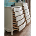 Five Drawer Solid Wood European Bedroom Chest Storage Cabinet for Home Living Room Wall Mounted