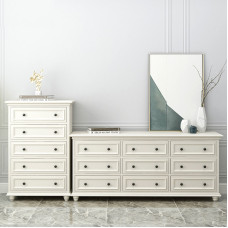 American 5 Drawer Bedroom Storage Drawer Cabinet Modern Minimalist Living Room 69 Drawer Wardrobe White Storage Cabinet
