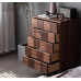 All Solid Wood Five Drawer Dresser Nordic Black Walnut Bedroom Storage Cabinet Modern Minimalist Luxury Living Room All Solid Wood Five Drawer Dresser Nordic Black Walnut Bedroom Storage Cabinet Modern Minimalist Luxury Living Room