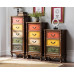 American Solid Wood Vintage Five Drawer Cabinet