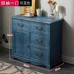 Mediterranean Solid Wood Dresser American Retro Storage Cabinet Country Living Hallway Cabinet Drawers Simple Mediterranean Solid Wood Dresser American Retro Storage Cabinet Country Living Hallway Cabinet Drawers Simple