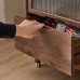 Nordic Walnut Solid Wood Cabinet Storage TV Cabinet Side Cabinet