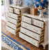 European Five Drawer Bedroom Side Cabinet Luxury Solid Wood Six Drawer Storage White Lacquer Living Room Wall Cabinet European Five Drawer Bedroom Side Cabinet Luxury Solid Wood Six Drawer Storage White Lacquer Living Room Wall Cabinet