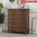 American Wood Resin Storage Cabinet Narrow Side Cabinet for Living Room Bedroom American Wood Resin Storage Cabinet Narrow Side Cabinet for Living Room Bedroom