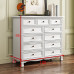 American Wood Resin Storage Cabinet Narrow Side Cabinet for Living Room Bedroom American Wood Resin Storage Cabinet Narrow Side Cabinet for Living Room Bedroom