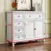 American Wood Resin Storage Cabinet Narrow Side Cabinet for Living Room Bedroom American Wood Resin Storage Cabinet Narrow Side Cabinet for Living Room Bedroom