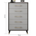 Nordic Luxe Bedroom Storage Cabinet Modern Drawer Wardrobe Nordic Luxe Bedroom Storage Cabinet Modern Drawer Wardrobe