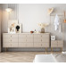 Light luxury bedroom cabinet bed TV cabinet solid wood living room storage side cabinet entrance cabinet modern minimalist storage cabinet Light luxury bedroom cabinet bed TV cabinet solid wood living room storage side cabinet entrance cabinet modern minimalist storage cabinet