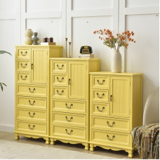 Vintage Solid Wood Five Drawer Cabinet Vintage Solid Wood Five Drawer Cabinet