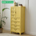Vintage Solid Wood Five Drawer Cabinet Vintage Solid Wood Five Drawer Cabinet