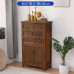 Vintage Solid Wood Five Drawer Cabinet Vintage Solid Wood Five Drawer Cabinet