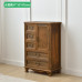 Vintage Solid Wood Five Drawer Cabinet Vintage Solid Wood Five Drawer Cabinet