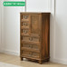 Vintage Solid Wood Five Drawer Cabinet Vintage Solid Wood Five Drawer Cabinet