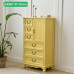 Vintage Solid Wood Five Drawer Cabinet Vintage Solid Wood Five Drawer Cabinet