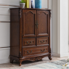 American Solid Wood Drawer Storage Cabinet for Bedroom TV Cabinet Side Large Capacity Deepening American Solid Wood Drawer Storage Cabinet for Bedroom TV Cabinet Side Large Capacity Deepening
