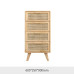 Scandinavian Solid Wood Six Drawer Wicker Weave Modern Bedroom Dresser Five Drawer Living Room Wooden Storage Cabinet Scandinavian Solid Wood Six Drawer Wicker Weave Modern Bedroom Dresser Five Drawer Living Room Wooden Storage Cabinet