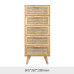 Scandinavian Solid Wood Six Drawer Wicker Weave Modern Bedroom Dresser Five Drawer Living Room Wooden Storage Cabinet Scandinavian Solid Wood Six Drawer Wicker Weave Modern Bedroom Dresser Five Drawer Living Room Wooden Storage Cabinet