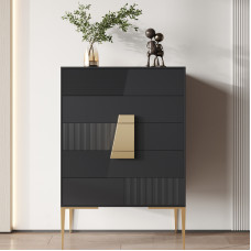 Italian Modern Minimalist Five Drawer Wardrobe Bedroom Luxury Large Capacity Storage Cabinet Living Room High Foot Solid Wood Drawers Storage Cabinet Italian Modern Minimalist Five Drawer Wardrobe Bedroom Luxury Large Capacity Storage Cabinet Living Room High Foot Solid Wood Drawers Storage Cabinet