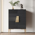 Italian Modern Minimalist Five Drawer Wardrobe Bedroom Luxury Large Capacity Storage Cabinet Living Room High Foot Solid Wood Drawers Storage Cabinet