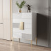 Italian Modern Minimalist Five Drawer Wardrobe Bedroom Luxury Large Capacity Storage Cabinet Living Room High Foot Solid Wood Drawers Storage Cabinet