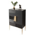 Italian Modern Minimalist Five Drawer Wardrobe Bedroom Luxury Large Capacity Storage Cabinet Living Room High Foot Solid Wood Drawers Storage Cabinet