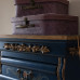 American Country Handpainted Seven Drawer Chest American Country Handpainted Seven Drawer Chest