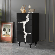 New Chinese Style Five Drawer Cabinet for Bedroom Living Room