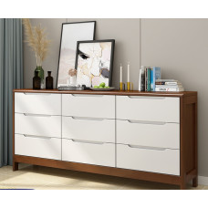 Wood Storage Cabinet Bedroom 5 Drawer Living Room 9 Drawer