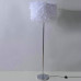 Modern Simple Feather Floor Lamp Straight Pole Of Small Size