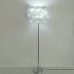 Modern Simple Feather Floor Lamp Straight Pole Of Small Size