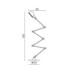 Jielde Loft Zigzap Folding Floor Lamp With 6 Sections Jielde Loft Zigzap Folding Floor Lamp With 6 Sections