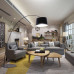 Designer Nordic Modern Minimalist Sample Room Living Room Study Lamp Sofa Side Fishing Floor Lamp