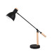 Iron And Wood Single Head Floor Lamp