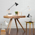 Iron And Wood Single Head Floor Lamp