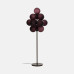 Nordic Designer Wave Ball Bedroom Living Room Grape Glass Floor Lamp
