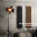 American Retro Wood LED Remote Control Creative Simple Bedroom Living Room Industrial Floor Lamp American Retro Wood LED Remote Control Creative Simple Bedroom Living Room Industrial Floor Lamp