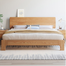Scandinavian Double Bed Oak Scandinavian Double Bed Oak