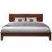 Scandinavian Solid Wood Modern Simple Double Bed Economic Master Bedroom Apartment Inn Bed Furniture