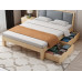 Economical Single Bed for Rent Double Bed Simple Pine Frame Economical Single Bed for Rent Double Bed Simple Pine Frame