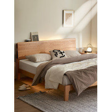 Modern Oak Double Bed for Master Bedroom Modern Oak Double Bed for Master Bedroom