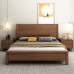 Modern Minimalist Walnut Wood Bed Double Storage High Box Bed Modern Minimalist Walnut Wood Bed Double Storage High Box Bed