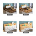 Modern Simple Wooden Bed with Pressure Drawer Storage for Children and Single Person Modern Simple Wooden Bed with Pressure Drawer Storage for Children and Single Person