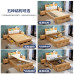 Modern Simple Wooden Bed with Pressure Drawer Storage for Children and Single Person Modern Simple Wooden Bed with Pressure Drawer Storage for Children and Single Person