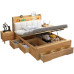 Modern Simple Wooden Bed with Pressure Drawer Storage for Children and Single Person Modern Simple Wooden Bed with Pressure Drawer Storage for Children and Single Person