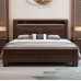 Golden Teak Solid Wood Bed for Small Home Golden Teak Solid Wood Bed for Small Home