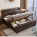 Golden Teak Solid Wood Bed for Small Home Golden Teak Solid Wood Bed for Small Home
