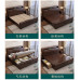 Golden Teak Solid Wood Bed for Small Home Golden Teak Solid Wood Bed for Small Home